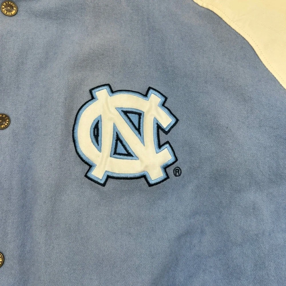 Vintage Steve & Barrys UNC Tar Heels Letterman Varsity Jacket XL University - Picture 14 of 16